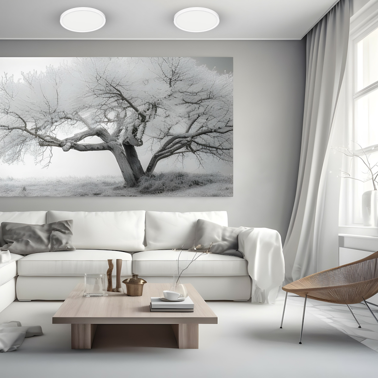 Plafon MAQ 24W LED biały 30cm super cienki IP40 3CCT łazienka korytarz salon ML1661