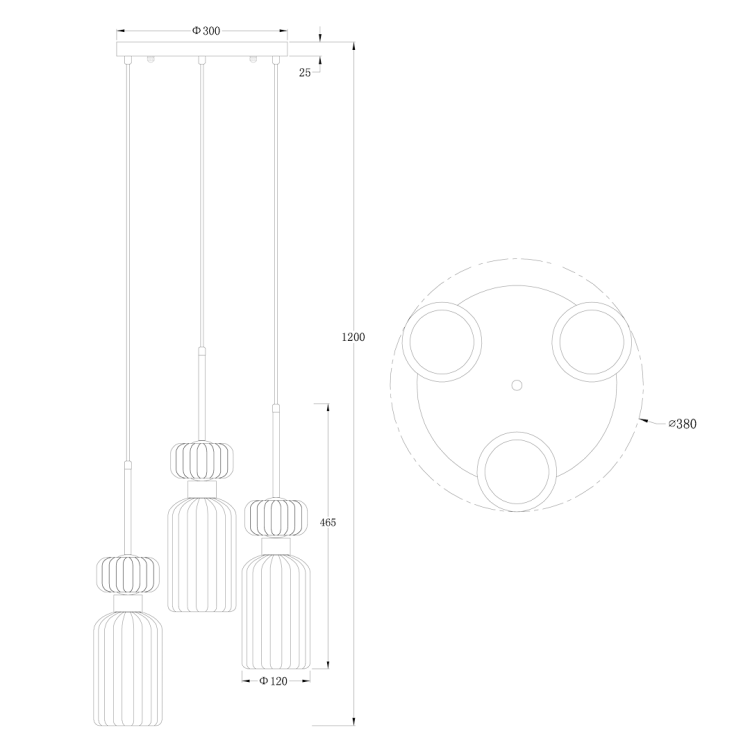 Lampa wisząca MOLLY ML1825 marki Milagro to wyjątkowa dekoracja wnętrza. Trzy kolorowe klosze ze szkła, dekoracyjne kule oraz eleganckie złote wykończenie tworzą niepowtarzalny efekt wizualny.