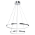 Designerska lampa wisząca HOOP Milagro doskonale sprawdzi się nad stołem, w salonie lub nad wyspą kuchenną. Nowoczesna forma Ring LED oraz elegancki kolor chrom podkreślają wyjątkowy charakter współczesnych wnętrz.