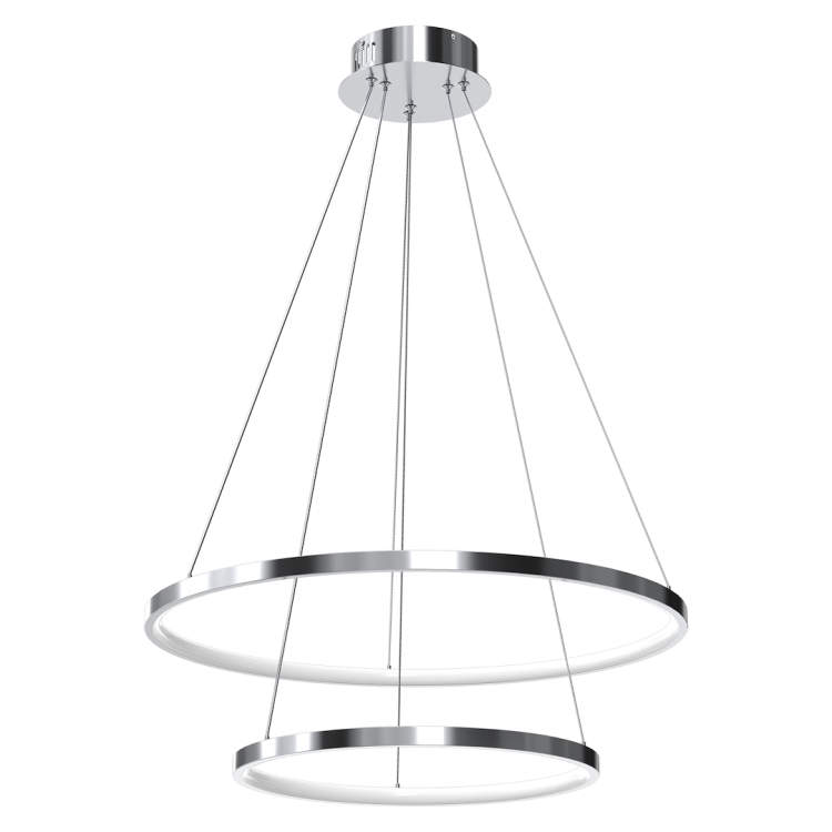 Designerska lampa wisząca HOOP Milagro doskonale sprawdzi się nad stołem, w salonie lub nad wyspą kuchenną. Nowoczesna forma Ring LED oraz elegancki kolor chrom podkreślają wyjątkowy charakter współczesnych wnętrz.