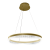 Lampa wisząca PRECIOSA ML0999 zachwyca eleganckim wykończeniem w kolorze ciemnego złota i efektownym kryształowym pierścieniem. Zintegrowany LED 52W generuje 3400 lm neutralnego światła 4000K, idealnego do salonu, jadalni i sypialni.