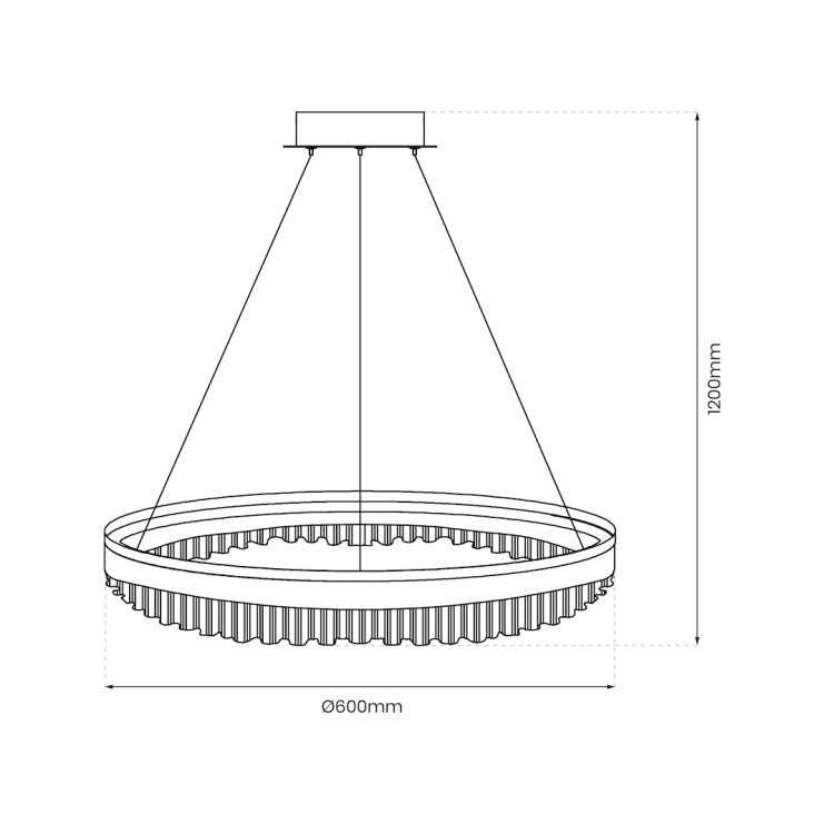 PRECIOSA ML0999 to designerska lampa wisząca LED o średnicy 60 cm. Złota oprawa, regulowane zawieszenie i neutralna barwa światła 4000K sprawiają, że świetnie komponuje się z nowoczesnymi i glamour wnętrzami.