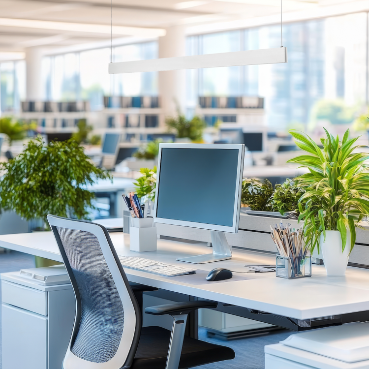 Nowoczesna lampa sufitowa LINEA ML1783 Milagro w eleganckim białym kolorze, idealna nad stół lub wyspę. Smukła forma, regulowana wysokość i zmienna barwa światła LED tworzą stylowe, funkcjonalne oświetlenie do kuchni, salonu lub biura