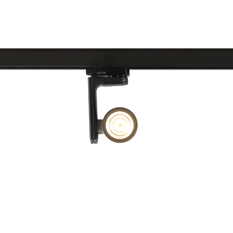 Reflektor TIMOR 10W LED biały to nowoczesne oświetlenie 3-fazowe z regulacją barwy światła 2700K–4000K. 950Lm do szynoprzewodów, czarny aluminium.