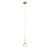 Lampa wisząca PADRI PND-40827-1-HBR-CL z kryształowym kloszem delikatnie rozprasza światło i przyciąga uwagę dekoracyjną fakturą szkła. Złote wykończenie oraz oprawka G9 pasują do eleganckich i nowoczesnych wnętrz.