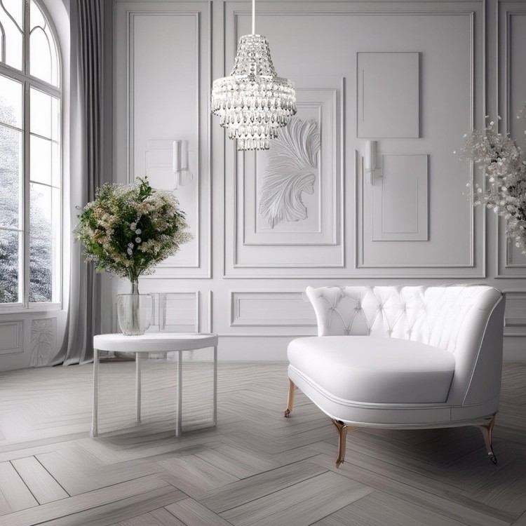 Żyrandol GEMMA MLP1587 Milagro to elegancka lampa z chromowaną oprawą i akrylowymi kryształkami w kolorze czarnym i przezroczystym. Średnica 23 cm, wysokość 50 cm. Na 1 żarówkę E27 max 60W. Idealny do salonu, sypialni lub eleganckiego holu.