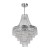 Żyrandol CORALMLP1586 Milagro to elegancka lampa z chromowaną oprawą i akrylowymi kryształkami w kolorze czarnym i przezroczystym. Średnica 30 cm, wysokość 60 cm. Na 3 żarówki E27 max 60W. Idealny do salonu, sypialni lub eleganckiego holu