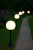 Lampa stojąca Kula słupek 73 cm z aluminium. Klosz kula w kolorze białym lub przydymionym. Oświetlenie alejki w ogrodzie. Na jedną żarówkę E27. Możliwość wykonanie lampy w kolorach patynowanych: miedzi, mosiądz, zieleń, antyk lub srebrnym.