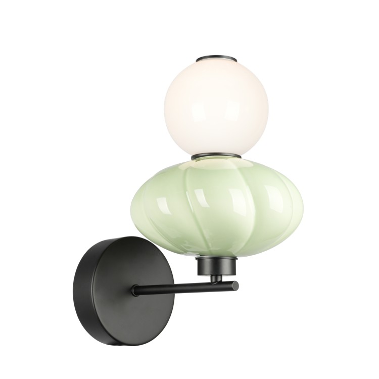 Kinkiet TORDI WL-94721-1A-GRN marki Italux łączy nowoczesny design z elegancją. Czarna armatura, biały klosz i zielona ceramika tworzą unikalny efekt. LED 8W 903lm o barwie 3000K daje ciepłe światło. Idealny do salonu, sypialni i przedpokoju