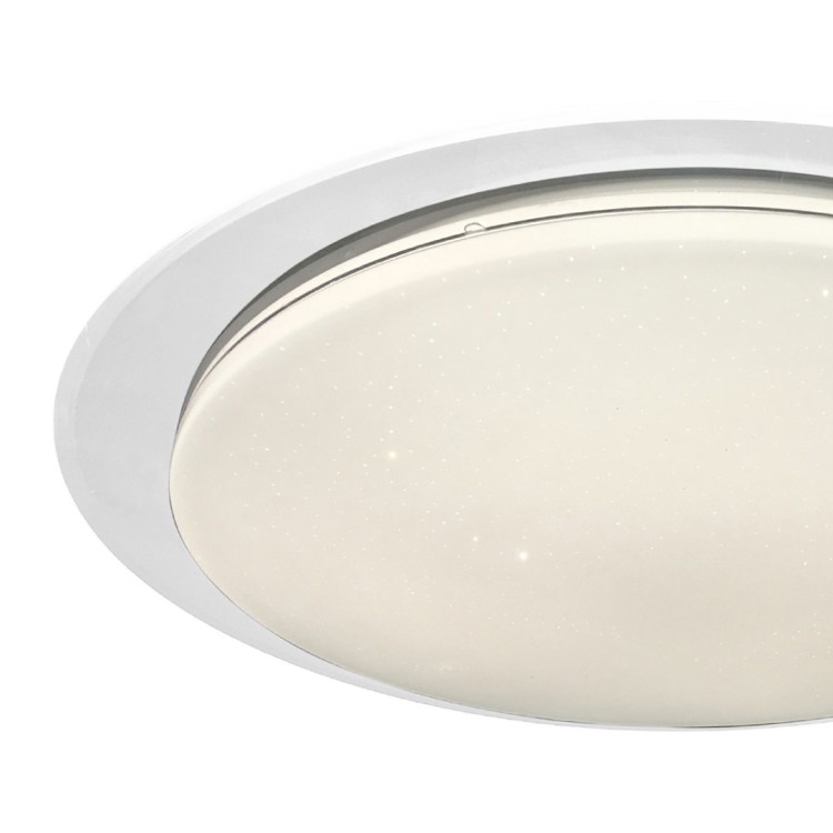 Plafon SONIC ML6409 24W LED 45 cm marki Milagro to nowoczesne oświetlenie z funkcją CCT i pilotem. Generuje aż 1920 lm, dzięki czemu idealnie rozświetla duże wnętrza. Smukły, biały design doskonale pasuje do salonu, biura, jadalni czy holu