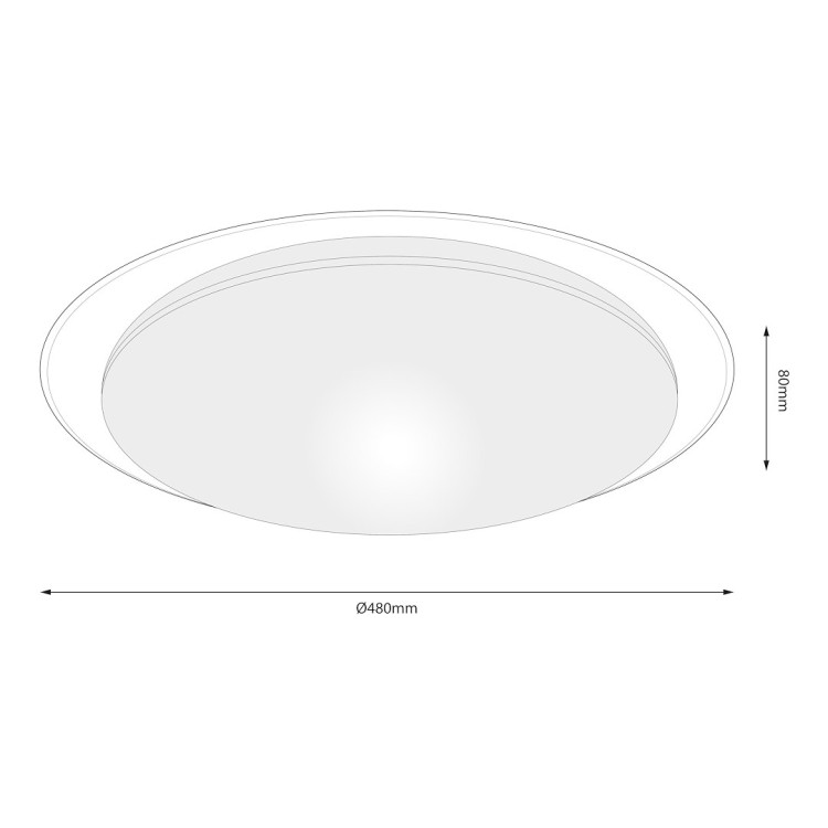 Plafon SONIC ML6409 24W LED 45 cm marki Milagro to nowoczesne oświetlenie z funkcją CCT i pilotem. Generuje aż 1920 lm, dzięki czemu idealnie rozświetla duże wnętrza. Smukły, biały design doskonale pasuje do salonu, biura, jadalni czy holu