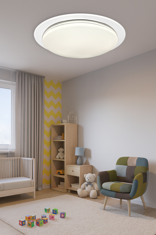 Plafon SONIC ML6409 24W LED 45 cm marki Milagro to nowoczesne oświetlenie z funkcją CCT i pilotem. Generuje aż 1920 lm, dzięki czemu idealnie rozświetla duże wnętrza. Smukły, biały design doskonale pasuje do salonu, biura, jadalni czy holu
