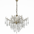 Żyrandol kryształowy RAMONA 4x60W patyna Venti to elegancka lampa sufitowa z metalu i szkła. Ozdobiona kryształami pięknie rozprasza światło. Średnica 46 cm, wysokość 74 cm. Oprawki 4xE27 do 60W, kompatybilna z LED. Idealna do salonu, jadalni i sypialni
