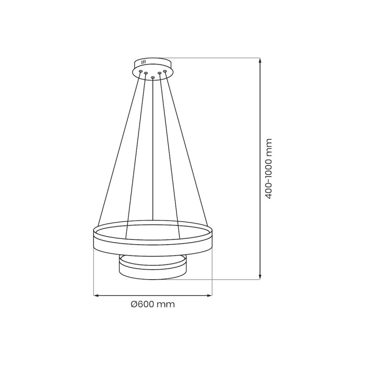Lampa sufitowa GALA SILVER 54W LED Milagro ML2243 to nowoczesny model z dwoma pierścieniami o średnicy 60 cm. Moc 4320 lm i neutralna barwa 4000K zapewniają jasne, komfortowe światło. Eleganckie srebrne wykończenie nadaje wnętrzu stylu i luksusu.
