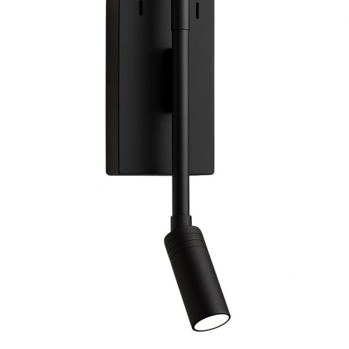 Kinkiet TORCH Milagro ML1566 w eleganckim czarnym macie inspirowany kształtem pochodni. Wyposażony w LED 6W + 3W, 720 lm, emituje neutralne światło 4000K. Smukła forma 55 cm idealna do sypialni, salonu i biura. Stylowe, nowoczesne.