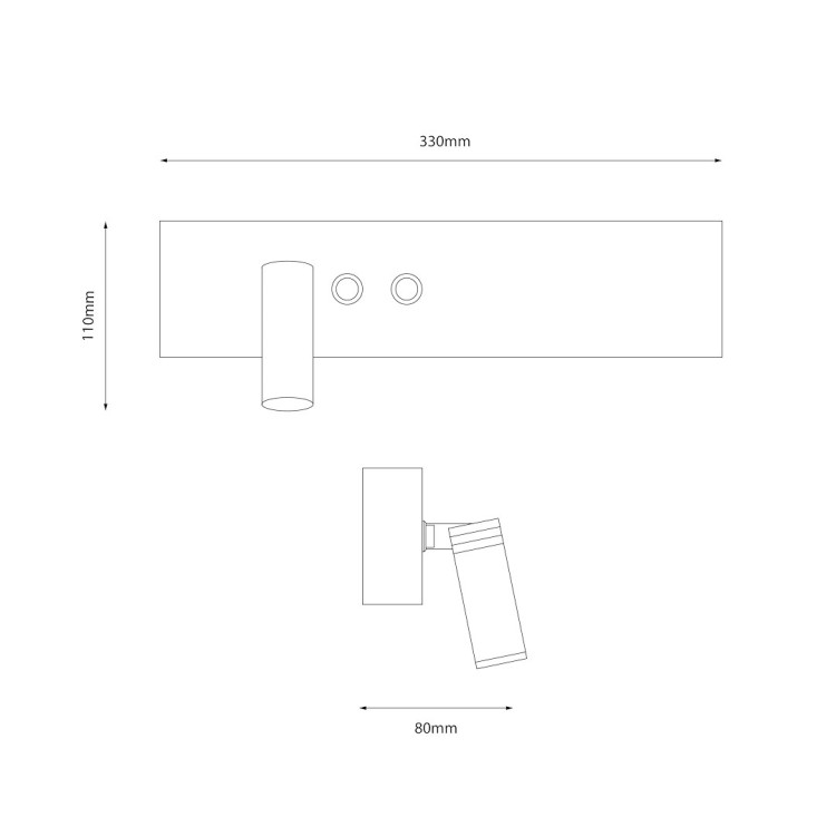 Kinkiet RESORT ML1570 Milagro to nowoczesne oświetlenie ścienne LED 10W+3W w czarnym macie. Neutralne światło 4000K zapewnia przyjemny nastrój, a dodatkowy reflektor idealnie sprawdzi się do czytania. Stylowy i funkcjonalny wybór do sypialni i salonu