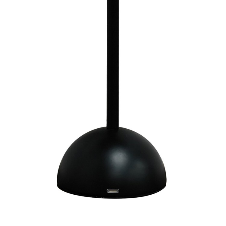 Lampka nocna COSTA Black ML2271 Milagro łączy styl retro z nowoczesnością. Posiada wbudowany akumulator USB-C, dotykowy włącznik, regulację barwy światła 3000K–6000K i ściemnianie. Idealna do sypialni, biura, restauracji czy hotelu