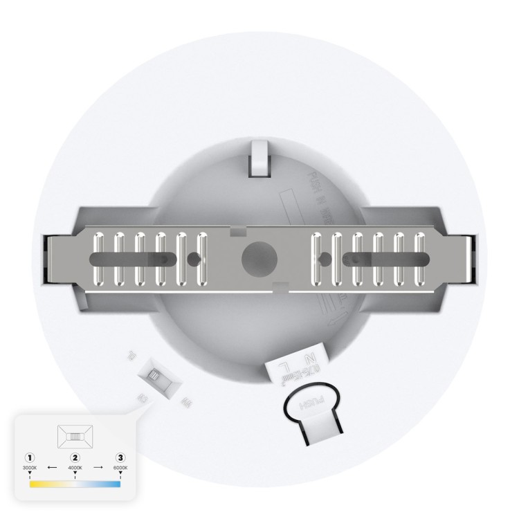 Plafon EVORA ML1786 Milagro 6W LED biały 14 cm to nowoczesna lampa sufitowa z regulacją barwy światła 3000K/4000K/6500K. Zapewnia równomierne oświetlenie, jest lekka, łatwa w montażu i energooszczędna – idealna do korytarza, kuchni, biura czy salonu.