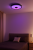 Plafon LED RGB 72W z głośnikiem Bluetooth i pilotem to inteligentna lampa sufitowa łącząca oświetlenie z muzyką. Sterowanie aplikacją iLink, pilotem lub przełącznikiem. 16 mln kolorów, ściemnianie, tryb muzyczny, alarm i uśpienie