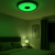 Plafon LED RGB 46W z głośnikiem Bluetooth i pilotem to inteligentna lampa sufitowa 2w1. Oferuje 16 mln kolorów, ściemnianie, sterowanie aplikacją iLink, pilotem lub przełącznikiem. Wbudowany głośnik 5W pozwala słuchać muzyki z telefonu, komputera czy TV.