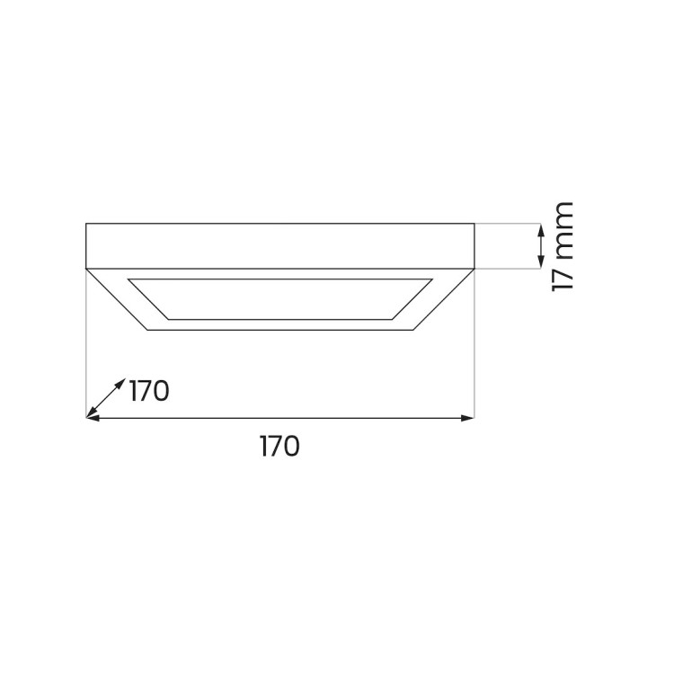 Plafon EVORA 12W LED biały kwadratowy 17 cm ML1792 Milagro to nowoczesna lampa z regulacją barwy CCT (3000K/4000K/6500K). Energooszczędna, 840 lm, idealna do salonu, sypialni, biura czy kuchni.