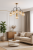 Lampa sufitowa BELIZE 6x40W Alfa 27536 – elegancki żyrandol złoty z sześcioma kloszami kulistymi z bursztynowego szkła. Idealne oświetlenie do salonu, jadalni, sypialni czy holu. Styl glamour i nowoczesny design w polskiej jakości wykonania