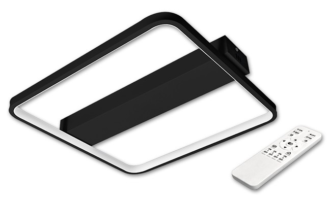 Plafon LED Centauri 40W czarny z pilotem to nowoczesne oświetlenie z regulacją barwy 3000K–6500K i ściemnianiem 1–100%. Idealny do salonu, sypialni i biura. Elegancka forma, energooszczędność i wygodne sterowanie