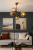 Stylowa lampa sufitowa VIRGINIA 6xE14 Alfa z bursztynowymi kloszami i złoto-miedzianą armaturą. Żyrandol o wymiarach 65x50 cm wykonany z metalu i szkła. Obsługuje sześć żarówek E14 do 40W. Doskonały wybór do wnętrz eleganckich i nowoczesnych