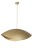 Lampa sufitowa SONA 1xE27 złota Sigma 41099 – designerska lampa wisząca z kompozytu mineralnego i stali lakierowanej. Średnica 65 cm, regulowana wysokość, nowoczesny styl i eleganckie wykończenie do salonu, jadalni czy biura