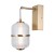 Kinkiet ścienny ALANI WL-34375-1-HBR Italux LED 6W o strumieniu 588 lumenów i barwie 3000K. Złota oprawa wykonana z trwałych materiałów: szkła, aluminium i stali. Idealny element dekoracyjny do eleganckich i nowoczesnych wnętrz