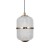Lampa sufitowa wisząca ALANI LED 6W 588lm w złotym wykończeniu. Klosz ze szkła ryflowanego, cylindryczny z ozdobną złotą opaską. Oświetlenie idealne do domu: nad stół, wyspę kuchenną czy do salonu. Ciepła barwa światła 3000K, CRI80+