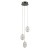 Lampa wisząca ALANI PND-34375-3-BK LED 15W 1170lm w czarno- złotym wykończeniu ze szklanym, ryflowanym kloszem. Nowoczesne oświetlenie do salonu, jadalni, kuchni i sypialni. Emituje ciepłe światło 3000K, energooszczędne i eleganckie.