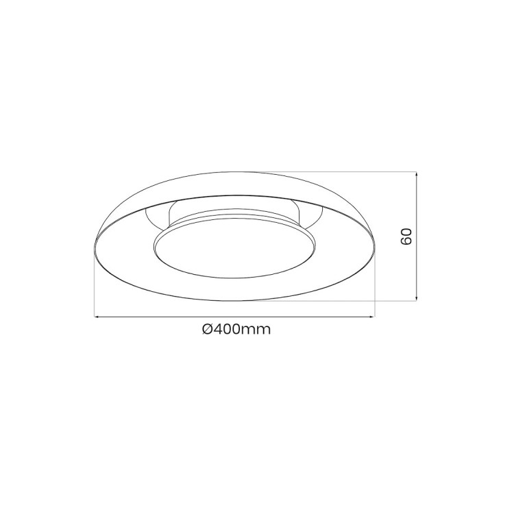 Lampa wisząca PIATTINO ML1810 w białym kolorze wyróżnia się prostym kloszem Ø40 cm, LED 30W i regulacją barwy światła. Elegancka, energooszczędna i trwała – perfekcyjny wybór do salonu, jadalni lub sypialni.