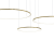 Efektowna lampa SATURNO LED ML0847 w kolorze złotym zachwyca trzema ringami i mocą 100W 4500 lm. Neutralna barwa 4000K, regulacja zawieszenia 20–130 cm i zintegrowany LED czynią ją idealnym wyborem do salonu, jadalni, biura czy reprezentacyjnego holu