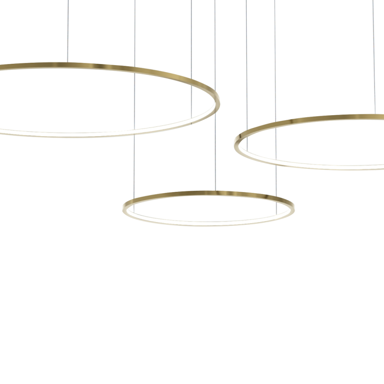 Efektowna lampa SATURNO LED ML0847 w kolorze złotym zachwyca trzema ringami i mocą 100W 4500 lm. Neutralna barwa 4000K, regulacja zawieszenia 20–130 cm i zintegrowany LED czynią ją idealnym wyborem do salonu, jadalni, biura czy reprezentacyjnego holu