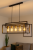 Lampa wisząca VIGO 32443 czarna złota pięć żarówek E27 metalowa konstrukcja