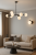 Kinkiet ścienny RADDI WL-5510-1-BK Italux, elegancka lampa czarna z kloszem ze szkła w formie kuli, styl loft i modern