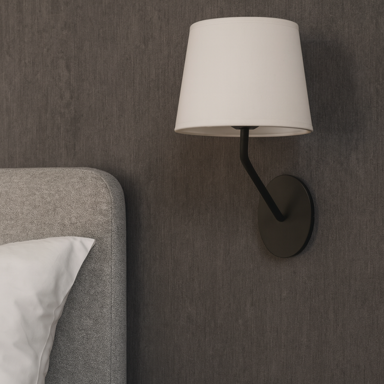 Kinkiet LIZBONA 1x60W czarny biały Sigma 32114 to elegancka oprawa ścienna z czarnym metalowym ramieniem i białym abażurem. Klasyczny design idealnie pasuje do sypialni, salonu i korytarza, tworząc przytulne oświetlenie.