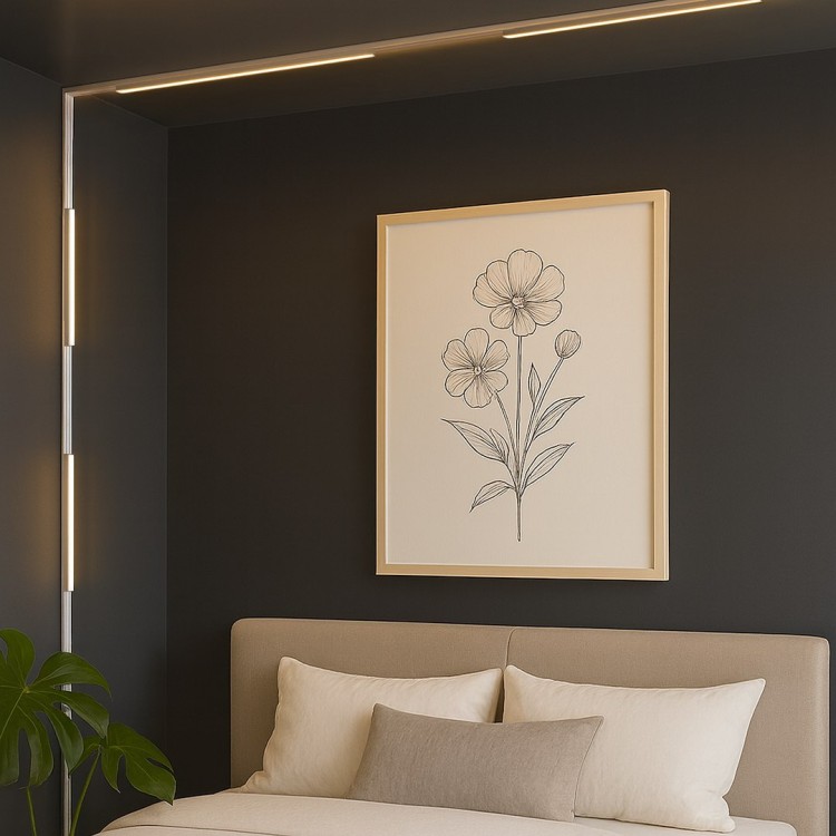 Oprawa magnetyczna 91 cm z regulacją barwy światła CCT. Moc 30W LED, 3220 lm. Elegancki czarny design i prosty montaż do nowoczesnych wnętrz.