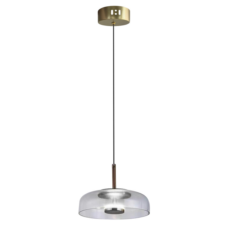 Kolekcja VETRO to eleganckie lampy ze szklanym kloszem i technologią LED 6W. Transparentne i bursztynowe szkło tworzy przytulną atmosferę. Idealne do salonu, sypialni lub jadalni. Nowoczesny design i wysoka jakość wykonania