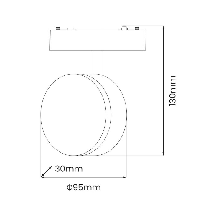 Nowoczesna oprawa Slim Magnetic 9W LED to wygodne sterowanie przez aplikację Tuya lub pilot, łatwy montaż magnetyczny i elegancki design. Doskonała do biura i domu.