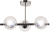 Lampa sufitowa OTIS 3xE27 chrom z przezroczystymi kloszami to elegancki dodatek do wnętrz w stylu modern i glamour.