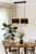Lampa sufitowa LUNA 2xE27 czarna juta to stylowe oświetlenie w klimacie boho. Połączenie czarnego materiału i naturalnej juty tworzy przytulną atmosferę w salonie, jadalni lub sypialni.