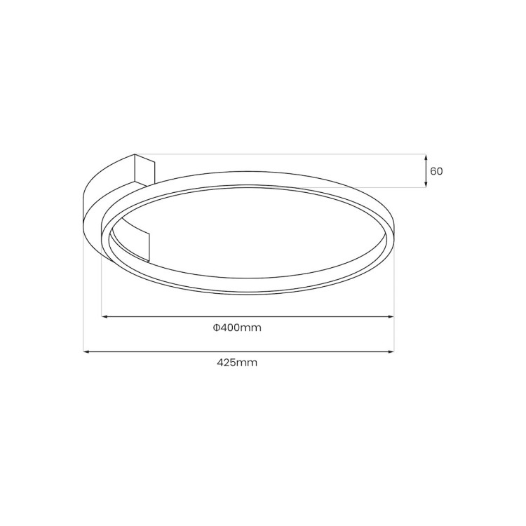 Okrągły plafon LED LUNA 18W 4000K 650Lm to idealne oświetlenie do domu. Minimalistyczny design, czarna obudowa i wysoka jakość wykonania czynią go świetnym dodatkiem do nowoczesnych przestrzeni.