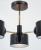 Nowoczesna lampa sufitowa VITO 1097/3B BL TR charakteryzuje się czarnym wykończeniem i złotymi elementami. To doskonały wybór do wnętrz modern i industrialnych. Trzy źródła światła gwarantują wyrazisty efekt