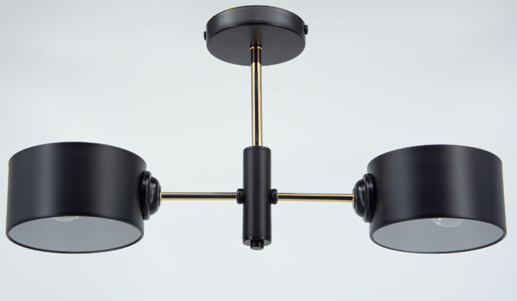 Czarna złota lampa VITO 2xE27 to designerska propozycja do współczesnych wnętrz. Dwa klosze z przyciemnianym szkłem tworzą klimatyczne oświetlenie, a minimalistyczne linie dodają elegancji każdemu pomieszczeniu.