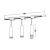 Zestaw szynowy PIPE RING TRACK biały 3xGU10 łączy minimalistyczny wygląd z funkcjonalnym światłem. Model Milagro ML2080 ma szynę długości 1 m oraz regulowaną wysokość do 129 cm. Idealny do kuchni, jadalni i salonu.