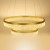 Lampa sufitowa GALA GOLD 54W LED to nowoczesny model o dwóch pierścieniach, idealny do salonu, jadalni i holu. Złote wykończenie, moc 4320 lm oraz barwa 4000K zapewniają elegancki wygląd i intensywne, równomierne oświetlenie dużych wnętrz.