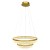 Nowoczesna lampa GALA GOLD 2 pierścienie Milagro to idealne oświetlenie do reprezentacyjnych wnętrz. 54W LED, 4320 lm i eleganczne złoto sprawiają, że model zachwyca formą oraz jasnym, równomiernym światłem.