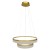 GALA GOLD ML2241 to lampa o dwóch pierścieniach LED, która świetnie sprawdzi się w salonie lub jadalni. Neutralna barwa 4000K i moc 54W zapewniają intensywne światło, a złote wykończenie wprowadza do wnętrza luksus.